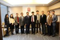 A delegation of Tianjin University visiting the College